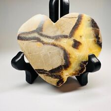 Heart Carved Septarian Slab with Organic Look and Fully Polished (ST02) picture