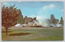 Chicago Illinois, Buckingham Fountain, Grant Park, Vintage Postcard picture