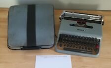 Vintage 1970s Olivetti Lettera 22 Typewriter With Case Made In Great Britain  picture