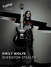 EPIPHONE GUITARS - EMILY WOLFE - 2021 Print Advertisement picture