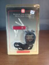 Vintage Swiss Army Knife  Esquire And Stop Watch combo Kit Kmart  Bin Y picture