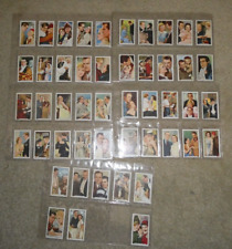 Set of 48 Vintage 1935 Gallagher Cigarettes Cards Famous Film Scenes Movies Radi picture