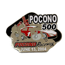 2004 Pocono 500 NASCAR Raceway Long Pond Pennsylvania Race Racing Lapel Pin picture
