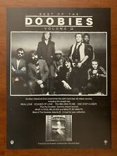 1981 Best of the Doobies Volume II Vintage Print Ad/Poster Doobie Brothers Music picture