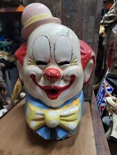 Vintage Fairground Carnival Circus Bust Funfair clown  picture
