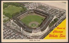 Chicago's Comiskey Park Baseball Stadium Postcard Rare White Sox Park Variation picture