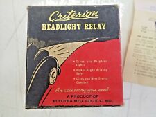 1940s 1950s Headlight Brightener Relay Accessory Very Cool Display Box    picture