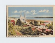 Postcard General View of Ste. Anne de Beaupre Quebec Canada picture
