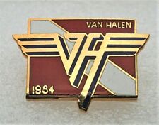 Van Halen 1984 Music Group Rock Band Enamel Lapel Hat Pin New NOS  picture