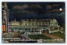 c1910 Manufacturers Building Cascade Basin Pacific Exposition Seattle Postcard picture