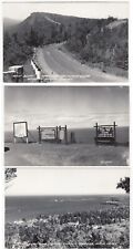 c1940s Lot of 3 Michigan Copper Country Real Photo Postcards picture