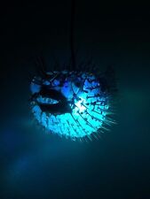 NEW 9”-10” Puffer Fish Lamp w/color changing LED Light Tiki bar Smokin Tikis picture
