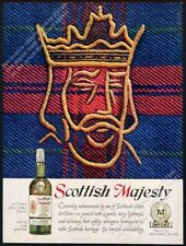 1958 Scottish Majesty Scotch whisky bottle photo vintage print ad picture