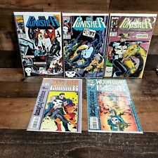 The Punisher 1989-91 Marvel Comic Lot of 5 Vintage picture