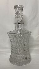 DECANTER Vtg. Gorham Full Lead Crystal  With Stopper 11” Tall Heavy *READ picture