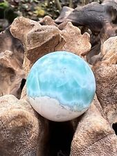 Larimar Ball Deep Blue Dolphin Stone AAA+ : Peace: Love : Tranquility 20g 200 picture