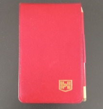 HAPAG German Hamburg America Line Ship Mini Notebook Calendar Pencil 1938 Red picture