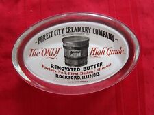 FOREST CITY CREAMERY CO. - Rockford, Il. - Antique Paperweight - 1900 picture