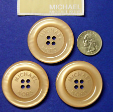MICHAEL KORS Replacement buttons 3pcs beige extra large 1 3/4
