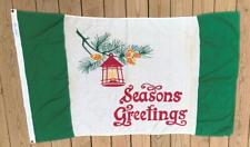 Vintage Seasons Greetings Flag 3' x 5' Holiday Christmas Festivus 100% Cotton picture