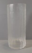 Zodax Frosted Glass Textured 16 Sided Pillar Vase picture