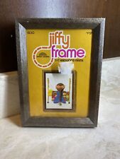 Vtg 70's Jiffy Frame 5 x 7 Hardwood Frame F-57, New, Excellent Condition  picture