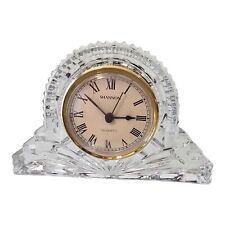 Vintage Shannon 24 % lead crystal mantel clock  picture