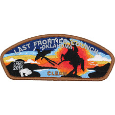 2015 FOS Last Frontier Council Shoulder Patch CSP Boy Scouts BSA Oklahoma OK picture