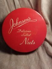 Vintage Johnson's Salted Nuts 7.5