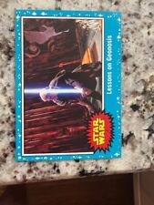 2017 TOPPS STAR WARS JOURNEY TO LAST JEDI CARD LESSONS ON GEONOSIS #6 picture