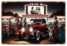 Drive In 12x18 Metal Sign picture