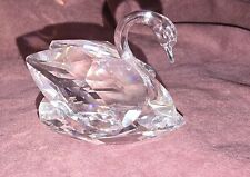 Vintage Swarovski Crystal Miniature Swan Figure/Figurine picture