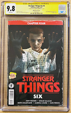 CGC SS 9.8 STRANGER THINGS SIX #4 COMIC SIGNED MILLIE BOBBY BROWN DARK HORSE picture
