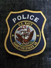 DoD U.S. Navy Hampton Roads Civilian Police Patch picture