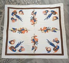 Vintage Southwest MCM Printed Tablecloth picture