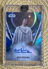 CAROLINE BLAKISTON as MON MOTHMA 2023 Topps Star Wars Signature Series # 21/50 picture