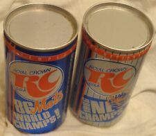 1986 RC Cola Mets Cans - World Series - NL Champs - Retro Flat Tops Promo - RARE picture