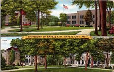 Linen Postcard University of Kansas City in Kansas City, Missouri~133152 picture