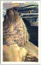 Postcard - The Pipe Organ, Howe Caverns - Howes Cave, New York picture