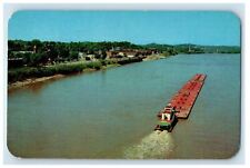1962 Waterfront Seen From The Mississippi River Cape Girardeau MO Postcard picture