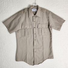 VTG Conqueror 1776 US Uniform Shirt Mens 15.5 Texturized Woven Permanent Press picture