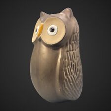 Vintage Studio Art Pottery Owl Figurine Bird Large Sculpture 12”Tall 6”Wide picture