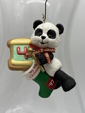 Vtg Hallmark Keepsake Ornament 1996 Child's Fourth Christmas Panda Bear Holiday picture
