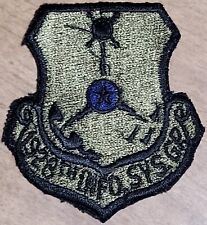 USAF 1928th INFORMATION SYSTEMS GROUP MILITARY PATCH SUBDUED OD GREEN VTG ORG picture