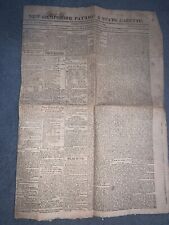 New Hampshire Patriot And State Gazette 1820 Newspaper Rare picture