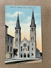 Postcard Streator IL Illinois St. Anthony’s Church Vintage PC picture