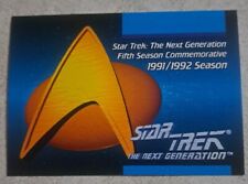 1992 STAR TREK TNG The Next Generation 120 Card Base Set + 5 Foreign by IMPEL picture