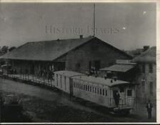1925 Press Photo First train to arrive at a station in Los Angeles, California picture