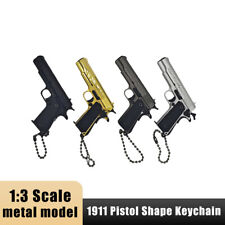 1:3 1911 Metal Keychain,Toy Gun Model Keychain Mini Gun Keychain for Men picture