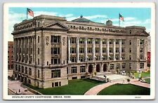 1929 Douglas County Courthouse Omaha Nebraska NB Posted Posted Building Postcard picture